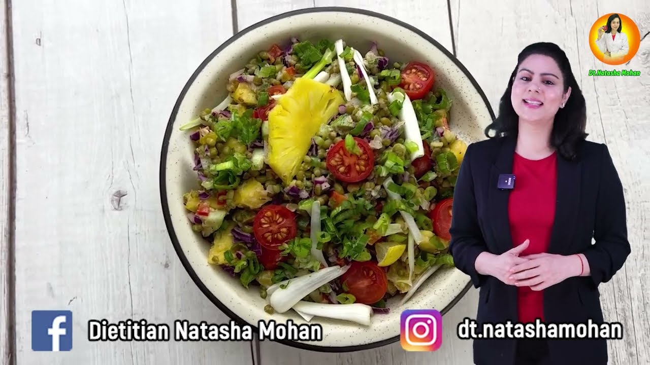 Healthy Indian Moong Salad For Weight Loss