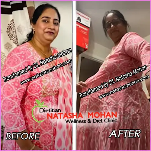 Best Dietitian in Gurgaon 35 weight loss by homemade food