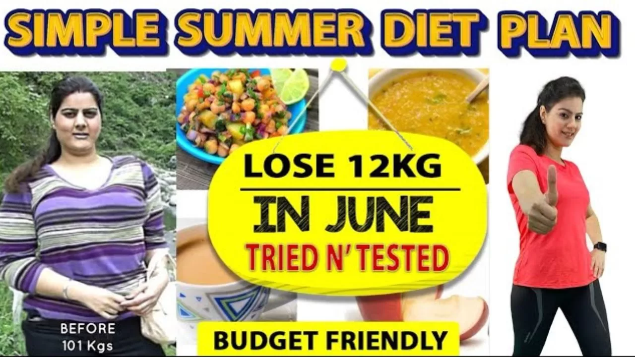 Summer Weight Loss Diet Plan to Lose weight 12kg to 15kg