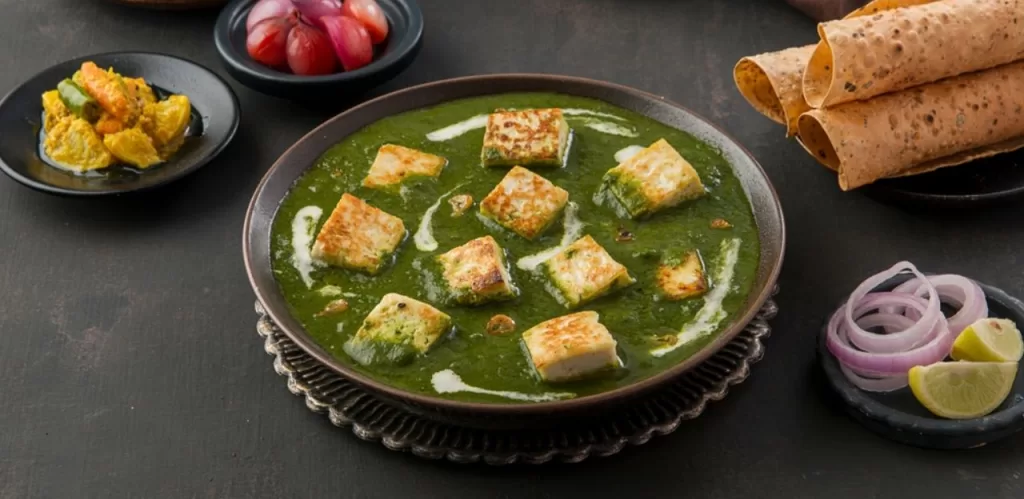 5 Healthy Indian Dinner Recipes for Quick weight loss 3 Palak and Paneer