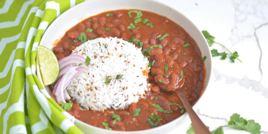 Rajama chawal with rice recipe