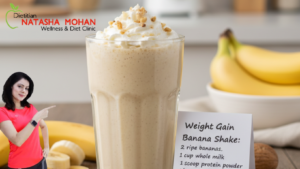 Banana shake recipe for weight gain
