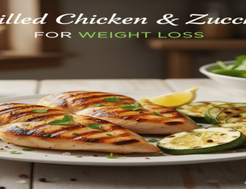 Grilled chicken and zucchini for weight loss