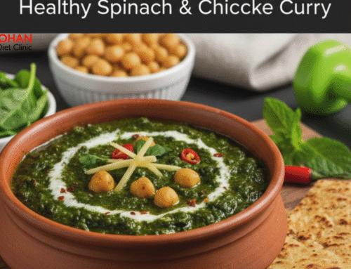 Iron rich palak chana recipe | Healthy spinach & chickpea curry