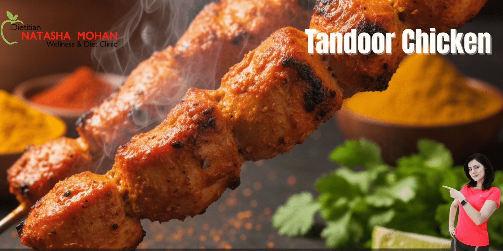 Juicy smoky tandoor chicken scaled