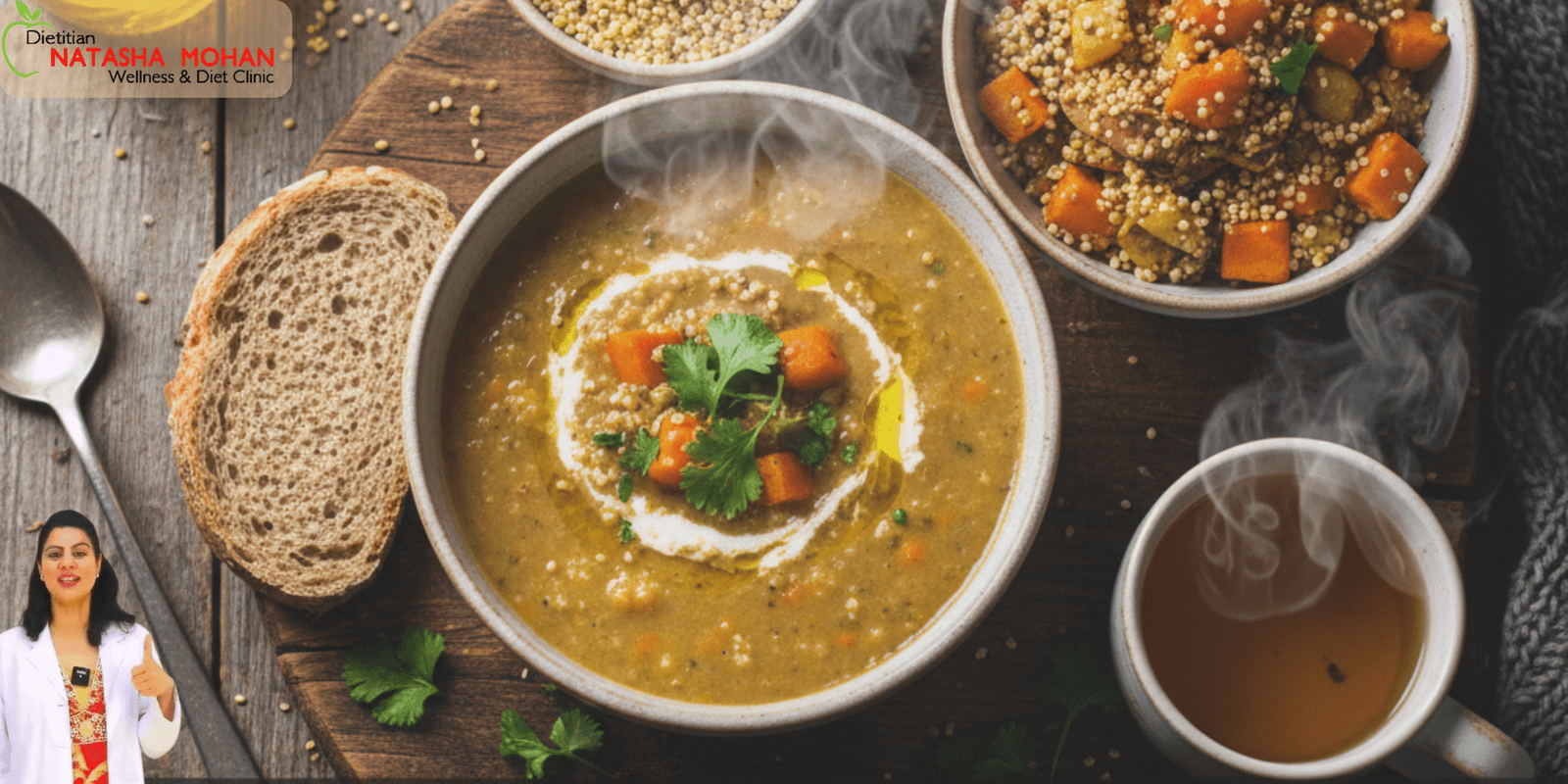 Nourishing the cold pulses millets and soups for stable glucose