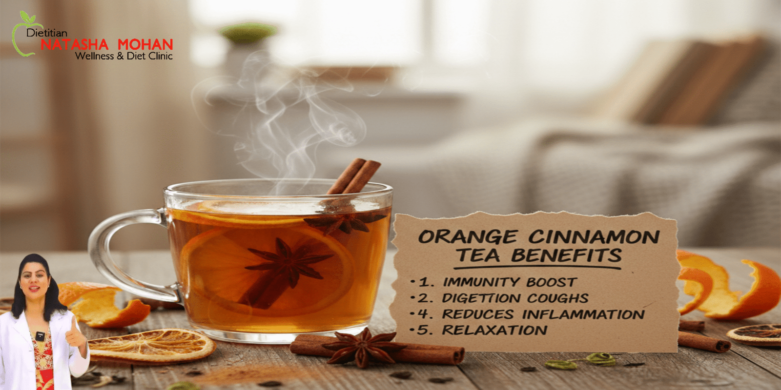Orange cinnamon tea benefits